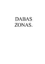 Summaries, Notes 'Dabas zonas', 1.