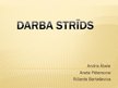 Presentations 'Darba strīds', 1.