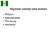 Presentations 'Business Etiquette in Nigeria', 8.