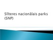 Presentations 'Slīteres nacionālais parks', 1.