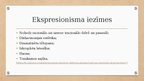 Presentations 'Ekspresionisms', 4.