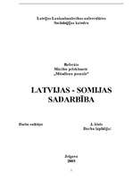 Research Papers 'Latvijas - Somijas attiecības', 1.