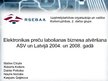 Presentations 'Elektronikas preču labošanas biznesa atvēršana ASV un Latvijā 2004. un 2008.gadā', 1.