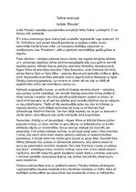 Essays 'Teātra izrādes "Petuški" recenzija', 1.