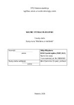 Summaries, Notes 'Mācību stundas plānojums', 1.