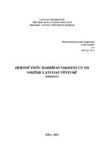 Research Papers 'Hernhūtiešu darbības virzieni un to nozīme Latvijas vēsturē', 1.