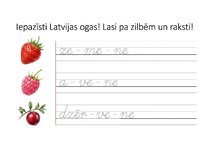 Presentations 'Latviešu valodas uzdevumi 1. klasei', 3.