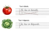 Presentations 'Latviešu valodas uzdevumi 1. klasei', 7.