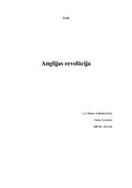 Research Papers 'Anglijas revolūcija', 1.