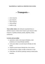 Summaries, Notes 'Pirmsskolas nodarbība. Transports', 1.
