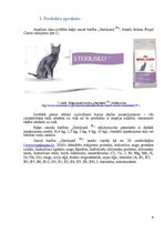 Research Papers 'Firmas "Royal Canin" produkta sausā kaķu barība "Sterilised 37" ietekme uz vidi', 5.