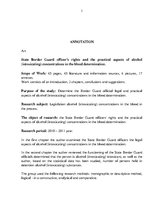 Term Papers 'Valsts robežsardzes amatpersonu tiesības un praktiskie aspekti alkohola (apreibi', 3.