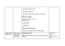 Samples '"Stundas plāni""
Valodas lietojums un lasīšana 1.klasē', 6.