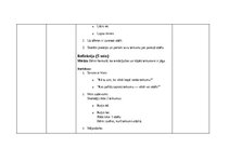 Samples '"Stundas plāni""
Valodas lietojums un lasīšana 1.klasē', 13.