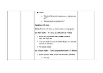 Samples '"Stundas plāni""
Valodas lietojums un lasīšana 1.klasē', 15.