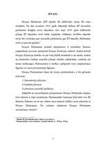 Research Papers 'Eiropas Parlamenta darbība un pilnvaras', 3.