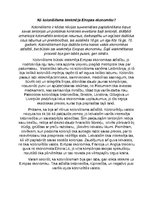 Essays 'Kā koloniālisms ietekmēja Eiropas ekonomiku?', 1.