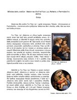 Summaries, Notes 'Madonnas tēls Fra Filipo Lipi, Rafaela un Parmidžanīno darbos', 1.