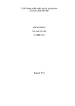 Summaries, Notes 'SOCIOLOĢIJA
MĀJAS DARBS', 1.