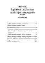 Research Papers 'Izglītības un zinātnes ministrijas kompetence', 1.