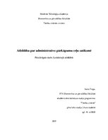 Research Papers 'Atbildība par administratīvo pārkāpumu ceļu satiksmē', 1.