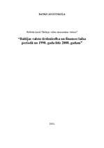 Research Papers 'Baltijas valstu tirdzniecība un finanses laika periodā no 1990.gada līdz 2000.ga', 1.