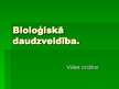 Presentations 'Bioloģiskā daudzveidība', 1.
