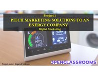 Research Papers 'Pitch Marketing Solutions to an Energy Company', 21.