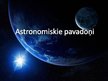 Presentations 'Astronomiskie pavadoņi', 1.