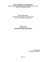 Research Papers 'Sistēmu teorijas metodes', 1.