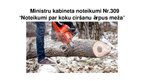 Presentations 'Ministru kabineta noteikumi Nr.309 "Noteikumi par koku ciršanu ārpus meža"', 1.