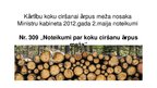 Presentations 'Ministru kabineta noteikumi Nr.309 "Noteikumi par koku ciršanu ārpus meža"', 2.