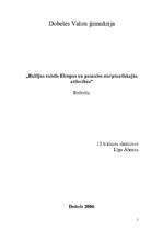 Research Papers 'Baltijas valstis Eiropas un pasaules starptautiskajās attiecībās', 1.