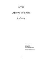 Research Papers 'Andrejs Pumpurs', 1.