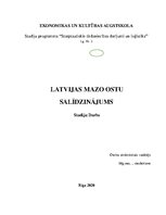 Research Papers 'Latvijas mazo ostu salīdzinājums', 1.