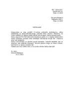 Samples 'Pieteikuma vēstule', 1.