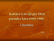 Presentations 'Kultūra Latvijā pēc Otrā pasaules kara (1945.-1990.) ', 1.