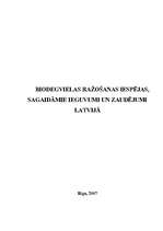 Research Papers 'Biodegvielas ražošanas iespējas, sagaidāmie ieguvumi un zaudējumi Latvijā', 1.