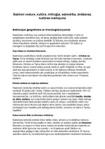 Summaries, Notes 'Babiloni: vēsture, kultūra, mitoloģija, sabiedrība un kultūras mantojums', 1.
