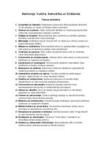 Summaries, Notes 'Babiloni: vēsture, kultūra, mitoloģija, sabiedrība un kultūras mantojums', 42.