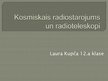 Presentations 'Kosmiskais starojums un radioteleskopi', 1.