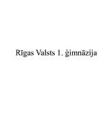 Research Papers 'Rīgas Valsts 1.ģimnāzija', 1.