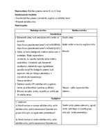 Summaries, Notes 'Nodarbību plāns 4.klasei Dabaszinībās', 1.