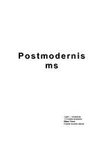 Essays 'Postmodernisms', 1.