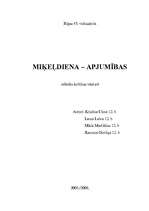 Research Papers 'Miķeļdiena', 1.