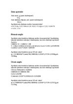 Summaries, Notes 'Laboratorijas darbs. Askorbīnskābes satura noteikšana augļos', 5.