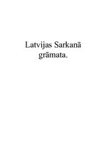Summaries, Notes 'Latvijas Sarkanā grāmata', 1.