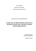 Essays 'Latvijas mazo un vidējo uzņēmumu attieksme pret sabiedrisko attiecību darbu sabi', 1.
