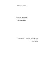 Research Papers 'Sociālie institūti', 1.