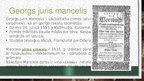 Presentations 'Georga Manceļa veca ortogrāfija un jaunas ortogrāfijas izstrāde', 4.